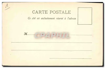 Francuski escarre — 'Wattionies' — Châté A. Bourgault, Fototypia A. Bourgault & Cie, Nancy — Rewers