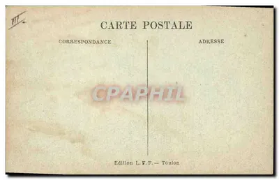 Nave da guerra francese — WALDECK-ROUSSEAU — Edizione L.F.F. Tolone — Verso