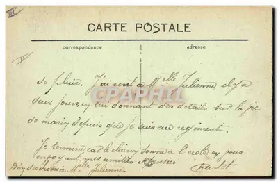 Militaire vloot « Waldeck-Rousseau » — Kruiser van de eerste klasse — B.C. — n°219 — Achterkant