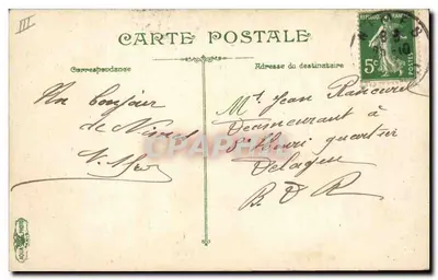 Artilharia — Partida para o abreuvoir — L. V. & C. n° 3704 — Verso