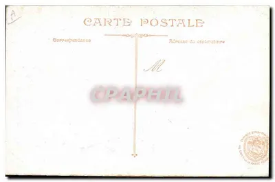 Oficial de Guias em Marselha — Thiéry aîné, editor LVC, n° K1 — Verso