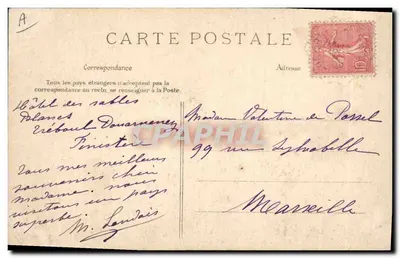 Młoda dziewczyna z PONT-CROIX — studium fryzur Bretanii — kolekcja Villarn, Quimper — Rewers
