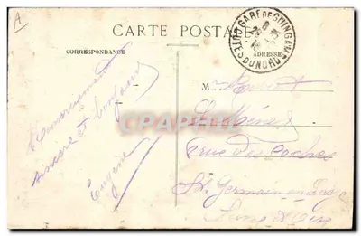 Guingamp — Ubranie ceremonijne — Mancech, wydawnictwo fotograficzne, Guingamp — Rewers
