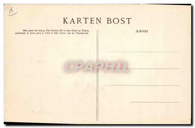 Młoda dziewczyna z Ouessantu — Studium kapeluszy bretońskich — Zbiór Villand Quimper — Rewers