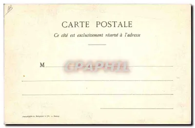 Vrouw in jurk met kant — decoratief lijstje — Enoultypé A. Bergerot, Nancy — Achterkant
