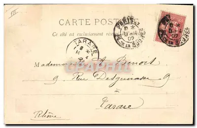 El LENGUAJE de los TIMBRES — París — n°1078 — Reverso