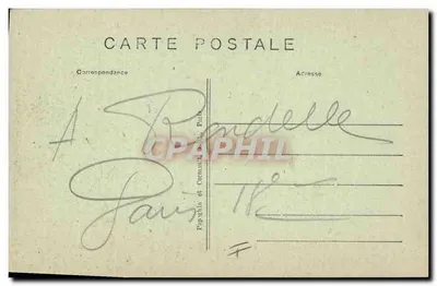 M. Alexandre Millerand — Président du Conseil des Ministres et élu Président de la République Française le 23 septembre 1920 — A.P. Cliché Manuel — Verso