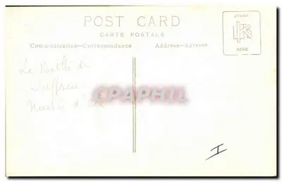 Busto de J.A. Houdon — Le Bailly de Saffron — Editor desconhecido, n° 777 — Verso