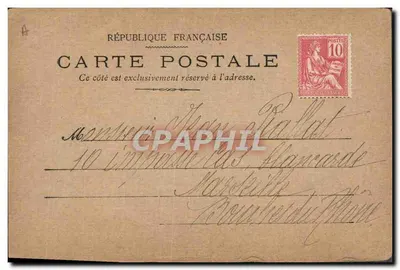 Portrait d'un homme barbu — éditeur A. Modic — Verso