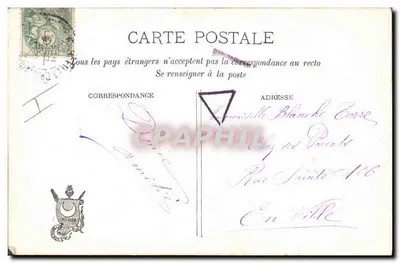 Coppia in abito da sera — scena romantica — Parigi, editore Parigi, n° 3.080 — Verso