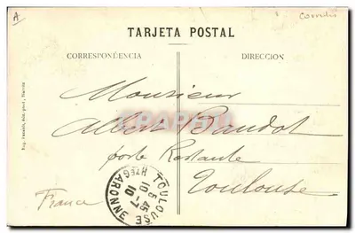 Corrida de Toros - Cojida del Matador - Última defensa — Editor Facanil, Hériz — Verso
