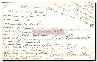 Suerte de capa — Corrèze — wydawca anonimowy, numer serii nie widoczny — Rewers