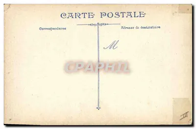 Tarjeta postal antigua Militaria Castelanu — Reverso