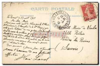 Generale francese — ritratto in uniforme — editore A. V. G. (n° 145) — Verso