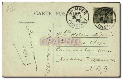 Rosporden — Studium Colffe — Zbiór Villard Quimper — Rewers