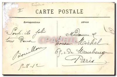 Elliant — Przyszli żeniwoi — kolekcja Villard, Quimper, n°1165 — Rewers