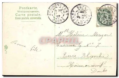 Bouquet de roses — Lembrete — editor não visível — Verso
