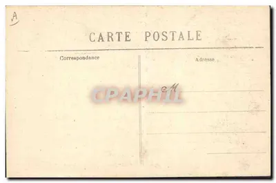Château à Palais de Justice — vue architecturale encadrée de dentelle — éditeur non identifié — Verso