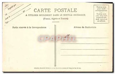 Dentelle de Craponne — Lingerie Cluny — Cliché M. B. n°367 — Rewers