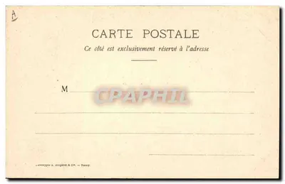 Dentelle du Puy — Publicidad para una tienda — editor A. Bergerot & Cie, Nancy — Reverso