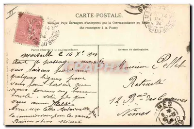 Linguagem das flores — Edições Paris-Sept 1904 — n° 14 — Verso