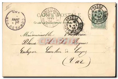 Fiori e i loro simboli — Kunzli Frères, Parigi, Serie 251, N°900 — Verso