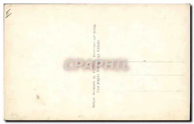 Carta de boas-vindas com símbolos de felicidade e vitória — G. Bompot, n° 356 — Verso