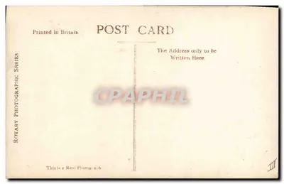 Presidente Poincaré — ritratto ufficiale — Rotary Photo, E.C. — Verso