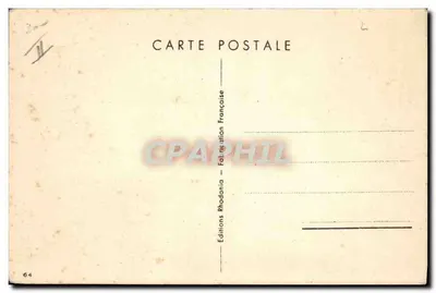 Jovem oferecendo uma carta a uma jovem — cena de jardim — Bernet — Verso
