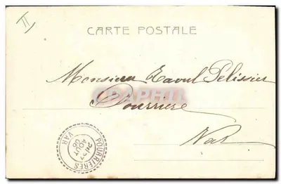 Mulher sentada em um grande C de ervas — Alterocen - Terni — editor desconhecido, n° 4903 — Verso