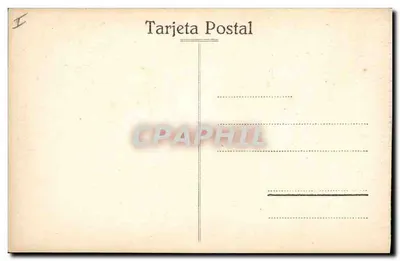 Toreador na koniu — Citando para una buena vara — Tarjeta Postal — Rewers