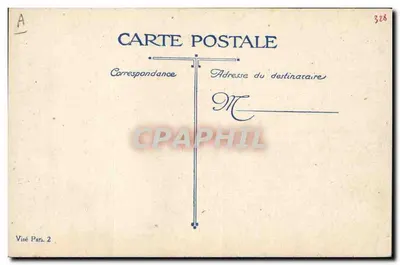 Chasseurs Alpins — soldaten in de bergen — Thiéry aîné, Marseille, serie A+4 — Achterkant