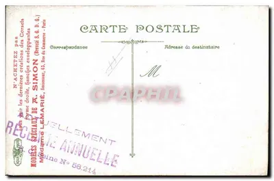 School van trommels — Infanterie — L.V. & Cie, n° 5580 — Achterkant
