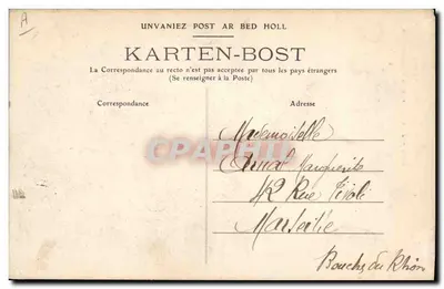 Casais Jovens de Châteaulin — Estudo de Trajes — A Bretanha 2135 — Verso