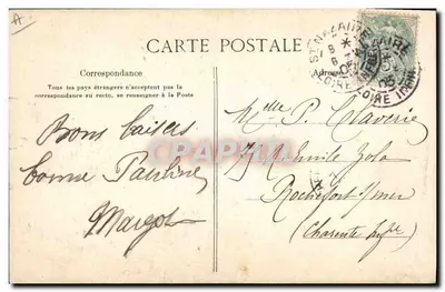Cidr z Fouesnant — Jego radości — Scena wesela bretońskiego — seria 'Przemysły Bretanii', nr 1478, wydawca Viz-Lanhy Quimper — Rewers