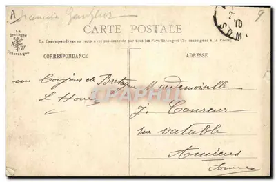 Żona z Guémené-sur-Scorff — La Bretagne Pittoresque — kolekcja A. Waron, St-Brieuc — Rewers