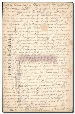Młoda dziewczyna z Douarnenez — Kostiumy bretońskie — seria 353 — Rewers