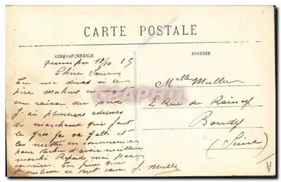 Uśmiech z MOËLAN — kolekcja Villard, Quimper — nr 6412 — Rewers