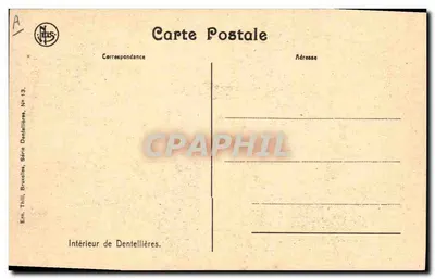 Interno di Dentellières — Serie Dentellières, No 13 — Éd. Thill, Bruxelles — Verso