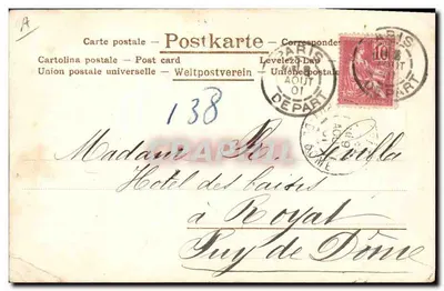 Tres mujeres — tarjeta postal decorativa — J. W. H. B. Reullinger, París, fot. No 1351 — Reverso