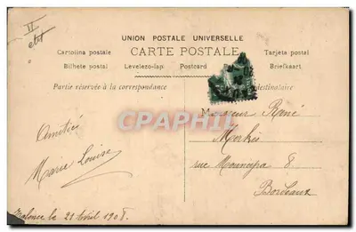 Cartolina d'epoca Fantasia Ventaglio di Normand Aloa Garrick Leo Renn — Verso
