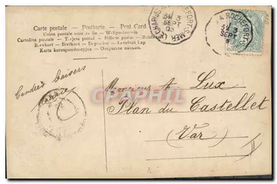 F — Carta decorada com mulheres e crianças — F. R. (editor) n° 6 — Verso