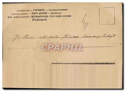Mulher e crianças perto de um lago — cena pintada — C.D. J. (editor ?) — Verso
