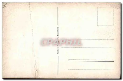 Aparatosá cogida — scène de taureau en arène — éditeur 'Postales (Fergal)', n°9 — Achterkant