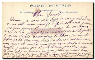 Geral francês — retrato em uniforme — número de série não visível — Verso