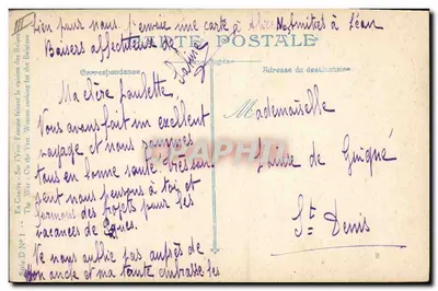 Mulher cozinhando para os belgas — A guerra no Yser — V.C. — Edição D. N° 1 — Verso