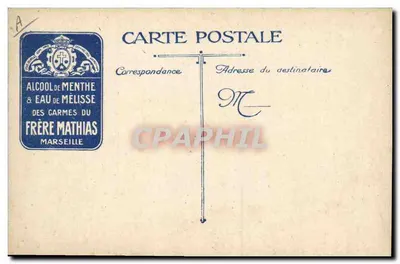Soldados em campanha — uma boa parte — Frère Mathias, Marselha — Verso