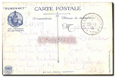 Os Convalescentes — Dubonnet, editor do Quinquina — Verso
