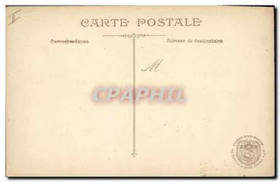 Catedral de Nossa Senhora de Paris em chamas — vista artística — Editor: Charles Syrdin Franchise, n° W.4 — Verso