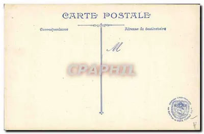 Geral Joffre — retrato em uniforme — Editora Eugène Boudon, Paris, n° G.2 — Verso